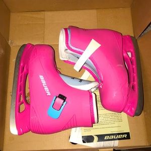 Bauer kids Ice skates (used once) size 10-11